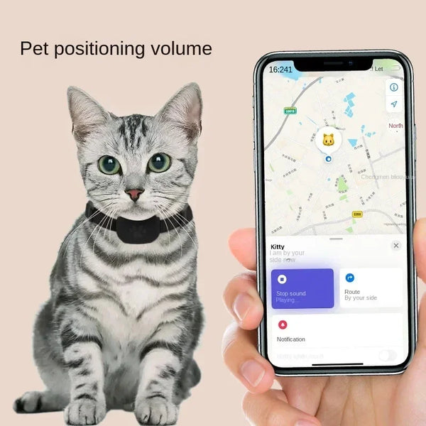 Waterproof Mini GPS Pet Collar – Anti-Lost Tracker for Cats & Puppies