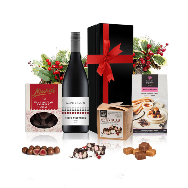Red & Sweets Gift Hamper-0